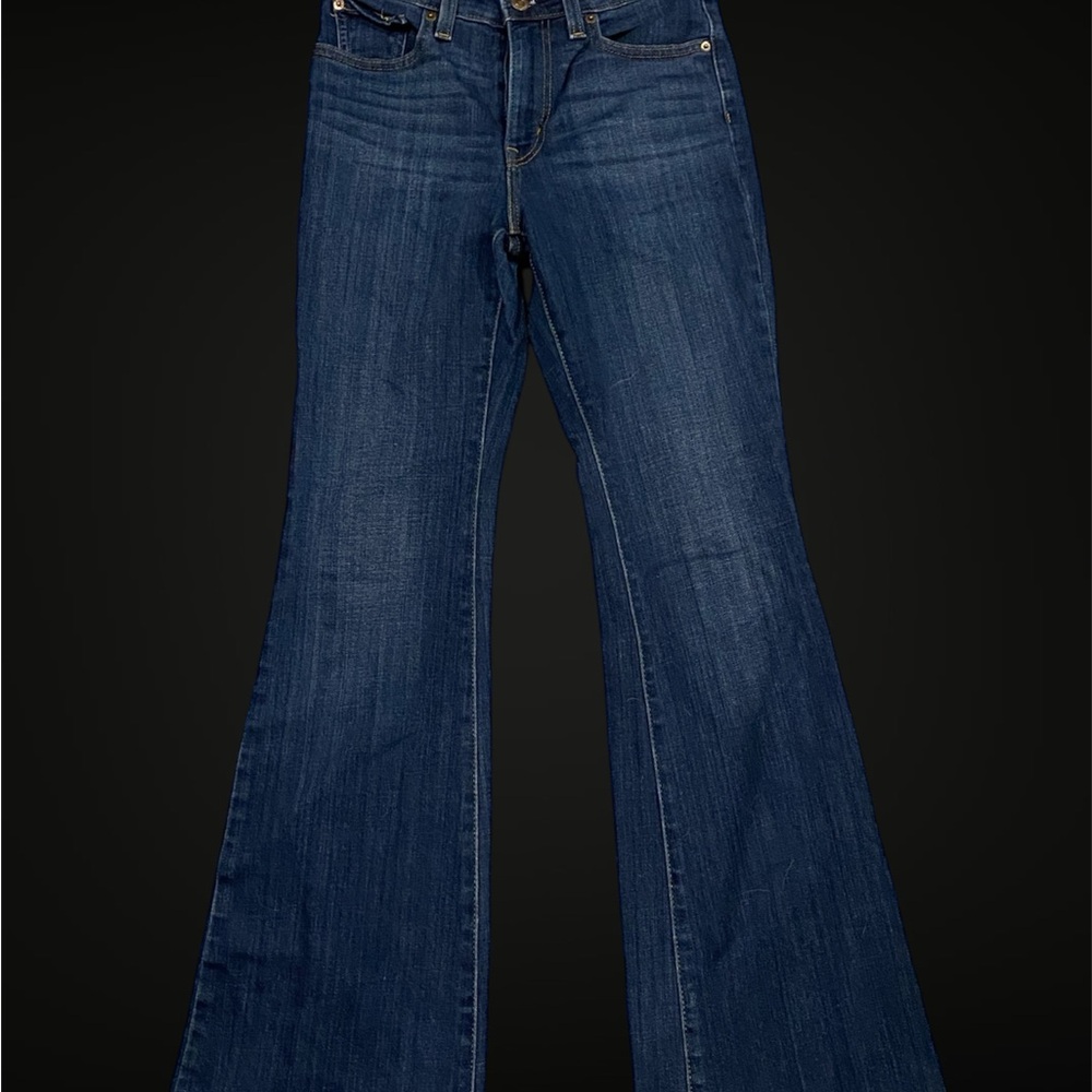 Levi's Blue Flare Wide Leg Jeans